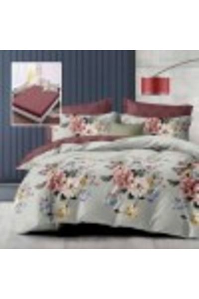 Pucioasa Double Bedding Set - Gray - Cotton–Polyester