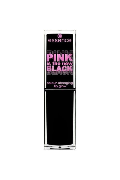 Essence PINK is the new BLACK colour-changing lip glow 01
