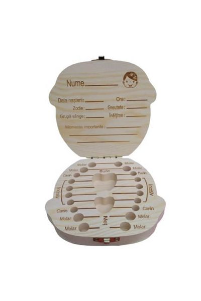 Empria Box In Romanian For Keeping Baby Memories, Colorful, Girl