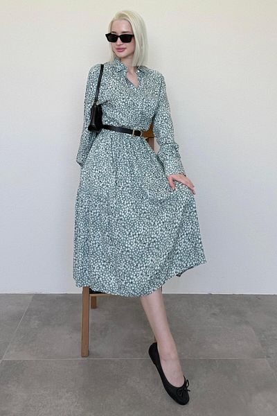 Madmext Dress - Green - Standard