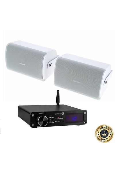 Bose Bose Freespace FS4SE + Dayton DTA-PRO stereo system, indoor-outdoor
