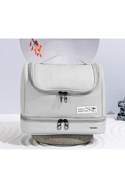 TECOS Unisex Travel Textile Bag for Carrying Cosmetic Items,®, Dimensions 25* 11* 20 Cm
