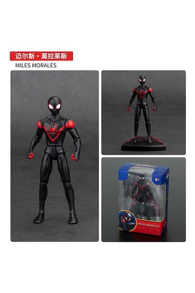 Choice 02 Zd Toy Spider-man Base Aggregation Gameplay Iron Man Miles Morales Electro Spider Gwen Collection