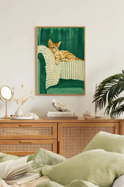 Dekorsiahome طاولة مطبخ لغرفة المعيشة بإطار خشبي قطعة واحدة TK0164