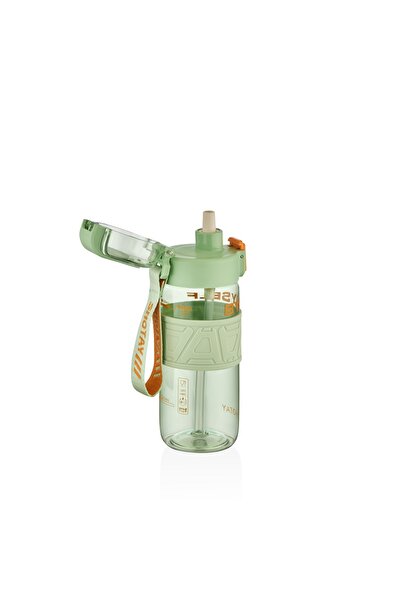 Shotay ST-7223 600ml Yeşil Pipetli Tritan Matara