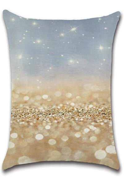 RISHAHOME غطاء وسادة مطبوع عليه صورة "سماء ورمال" مقاس 45×45 سم - غطاء وسادة ...