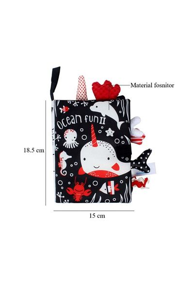 Empria Contrast Sensory Book for Babies Exploring Contrasts, Various Models