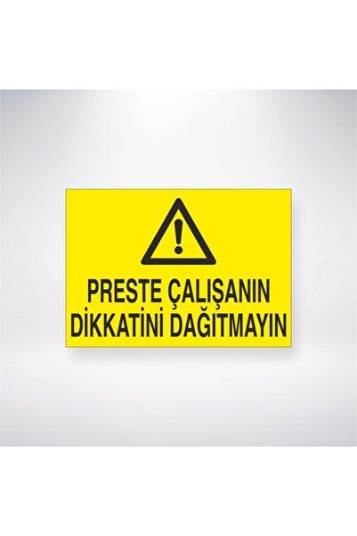 Reysa Tasarım ملصق بريست لا يصرف انتباه الموظف مقاس 20 × 28 سم