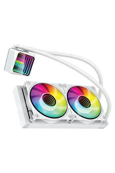 GAMEBOOSTER Shıeld 240 Gb-lcs-ss240ım-w Rainbow 240mm Beyaz Işlemci Soğutucu