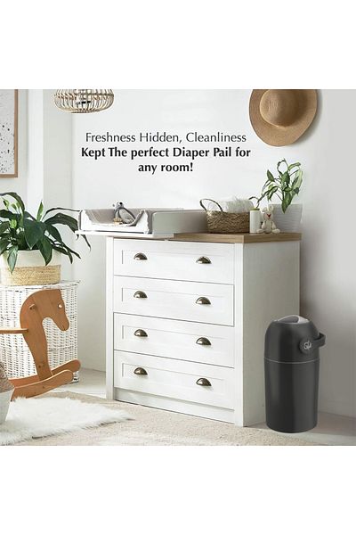 Bumble & Bird - Odourless Diaper Pail - Anthracite