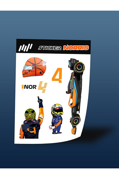 FNBX Lando Norris Sticker