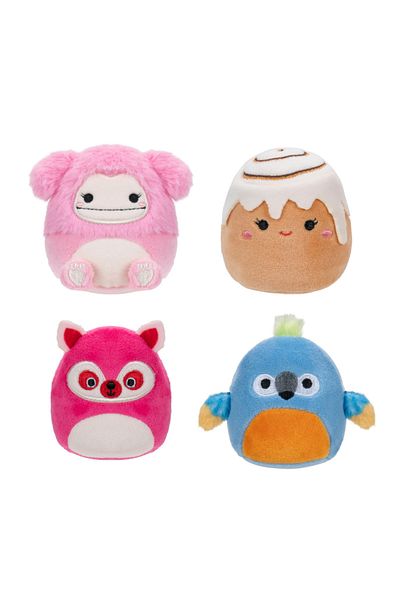Squishmallows Set 4 squishy Micromallows Squishmallows, 6cm, multicolor