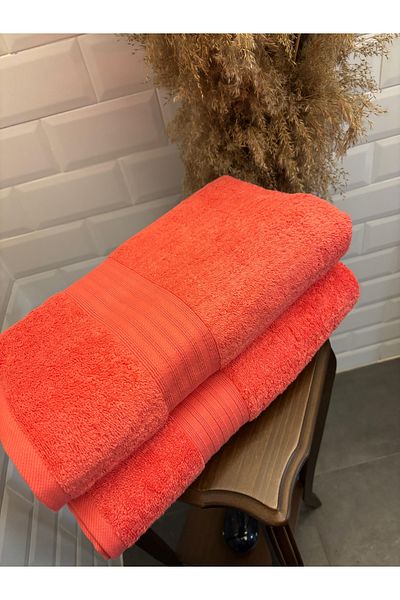 Explore Home Cotton, Bath, Towel - Pomegranate Flower Color (Fiber Gift)