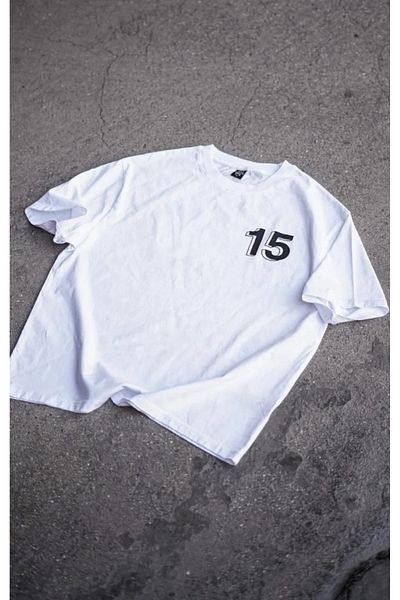 Overdrive Κοντομάνικο λευκό μπλουζάκι Unisex