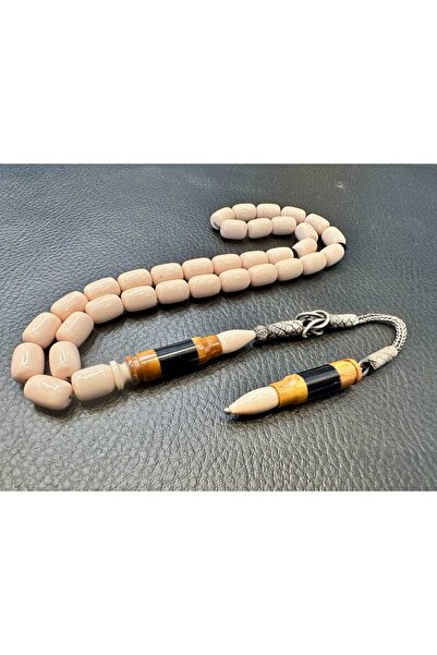 Naz EMİNE REŞVANİ TASARIMI İLE 925 AYAR GÜMÜŞ KAZAZ PÜSKÜLLÜ KATALİN BAGA TESBİH