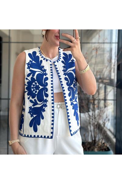 Lavanta Tekstil Vest - Dark blue - Regular fit