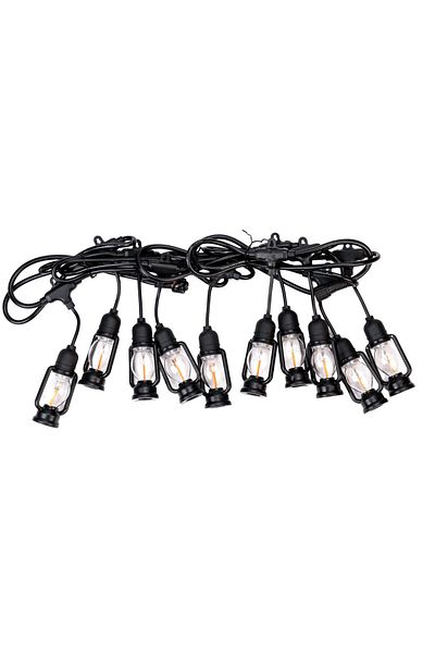 Naimeed Company Ghirlandă luminoasă decorativă, interconectabilă, Naimeed D6113, 5m, 10 becuri LED, lumină albă caldă