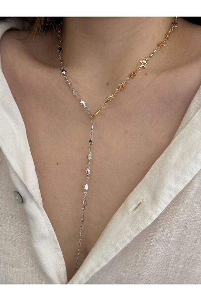 CHARMLUCKY Star Mix Y Necklace