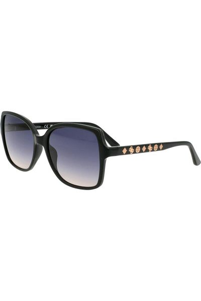 Guess Ochelari de soare pentru femei Gu00100 01b, plastic, negru, 55 mm