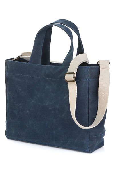 BS COMELY Mumlu Canvas Navy Blue Shoulder Bag