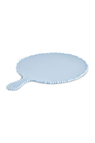 Karaca Perla Melamin Yuvarlak Peynir Tabağı 42 cm Mavi