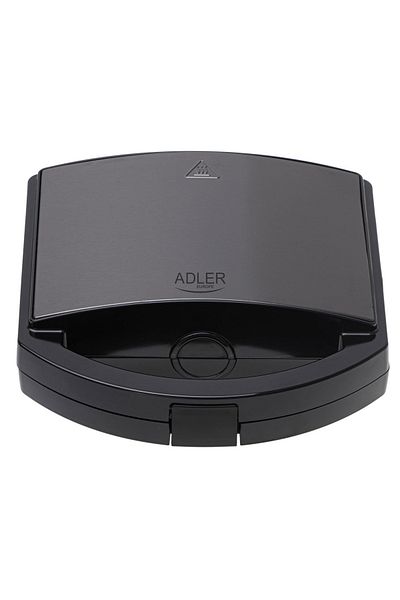 adler Aparat de făcut sandvișuri Ad3069, 1000 W, înveliș antiaderent, negru