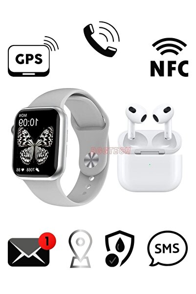 BGGTech Dtno1 Watch 7 Pro Max Akıllı Saat 3.nesil Bluetooth Kulaklık Ios & An...