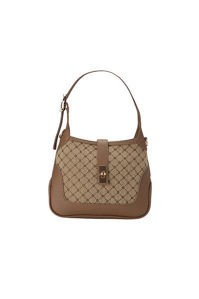 BATA Embroidered Top Handle Bag