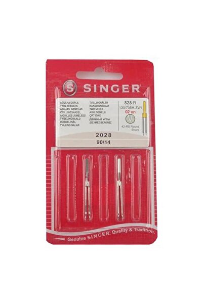 SİNGER Fdm Singer Nervür Çift Iğne 2028 14 No (2MM)