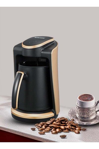 sonashi Electric Turkish Coffee Maker 250ML Capacity with Light & Sound Indicator | Auto Cut-Off Feature and