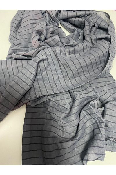 Modakaşmir Şal Bumbac Culoare Afumată