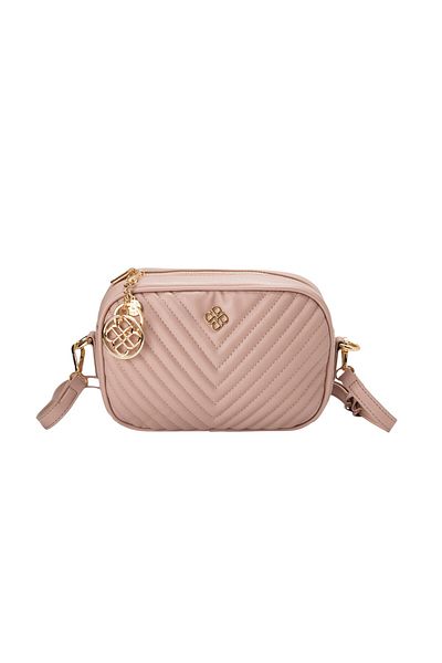 BATA Quilted Sling Bag Pink
