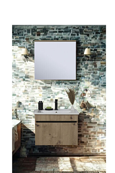 Sözcan Group Yıldız Banyo Dolabı Takımı Pera 55 Cm Üst Modül(55X61) Cm Alt Modül (55X48)