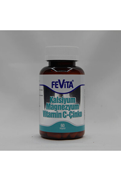 Fevita Fevi̇ta Kalsi̇yum Magnezyum Vi̇tami̇n C Çi̇nko 60 Kapsül