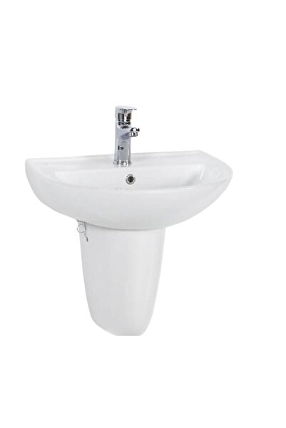 Creavit 40x50 cm Batarya Delikli Lavabo + Yarım Ayak CRV.SET0000.003