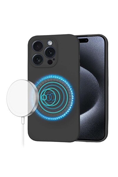 SKYDDAR INNOVATION Θήκη για iPhone 15 Pro, Βελούδινη σιλικόνη, SoftFlex Magsa...