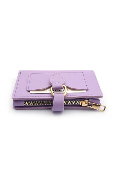 Womancraft Women's Lilac Buckle Wallet