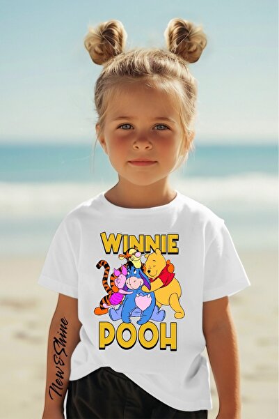 New Shine TRICOU PENTRU COPII CU IMPRIMEU OVERSIZE WINNIE THE POOH