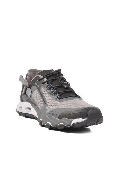 WALKWAY 660893A m Gray-Black Men's Sports Shoes Humtto