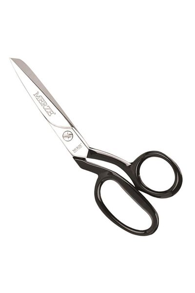 FDM Merze 4115-7 Black Handle Horizontal Regula Scissors Extra Quality No:7 D-103
