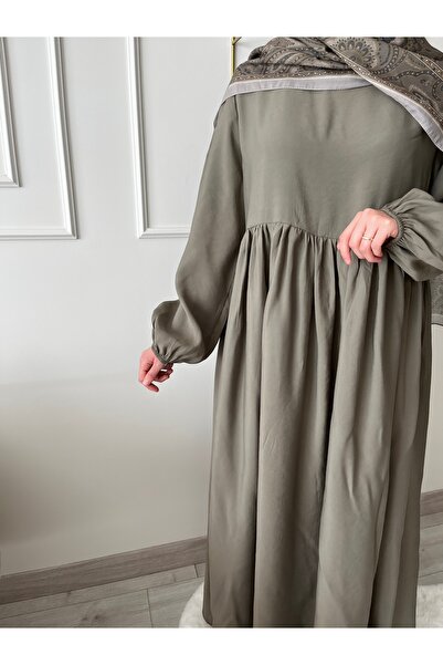 MARDİYE OFFİCİAL Modal Cupra Nazenur Casual φόρεμα με ρόμπα Ferace