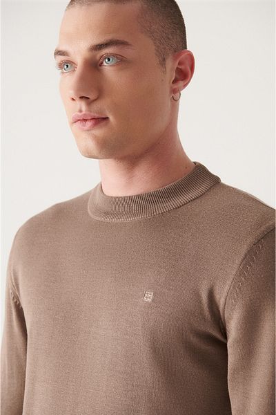 Avva Pánský norkový poloturtleneck svetr E 005021