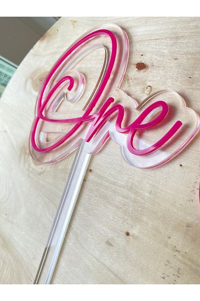 Boncukafası One 1 Year Old Cake Decoration Party Material