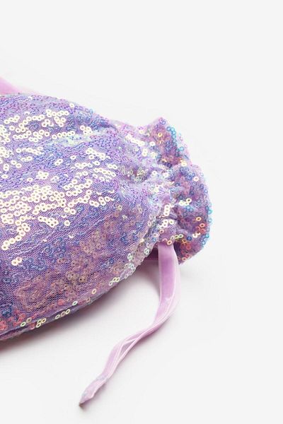Le Mabelle Lilac Sequined Girl's Bag