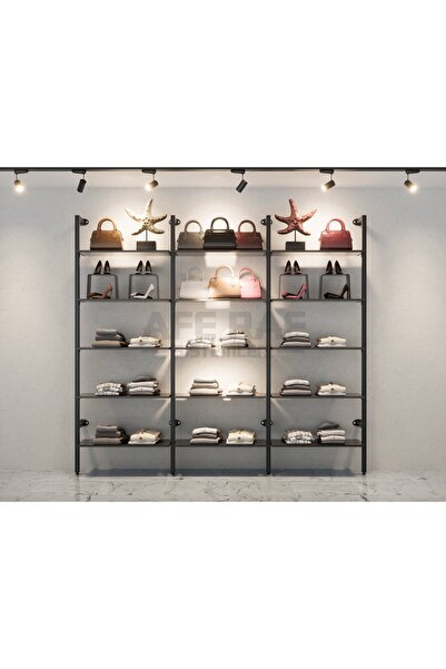 AFE DEKOR Mağaza Raf Sistemi, Askılık Sistemi, Butik Rafı, Mağaza Stand, Giyi...