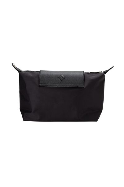 BATA Textured Pouch Bag Black