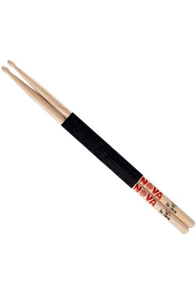 Nova Drum Stick Set, 5A, NOVA, Nature, Oval Tips