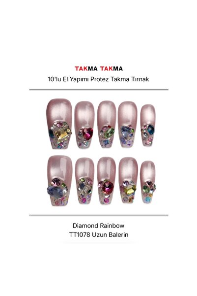 Takma Takma M Beden 10'lu Pembe Orta Balerin TT1078 Tekrar Kullanılabilir Pro...
