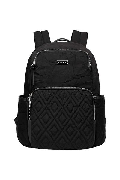 JOLAR. Women's Waterproof Backpack Multifunctional Ergonomic Design Suitcase Attachment System