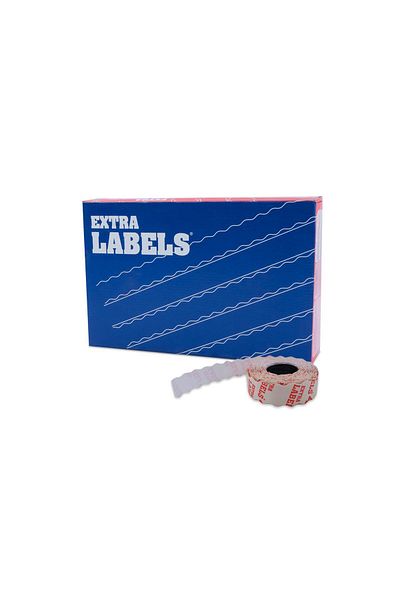 FDM Labels White Meto Tag No. 6 (42 Rolls)